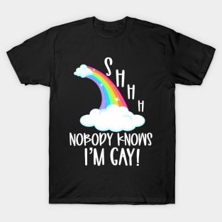 Knows Im Gay Pride Stuff Coming Out LGBTQ T-Shirt